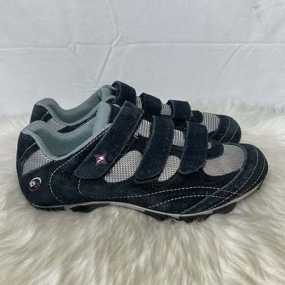 Specialized Riata MTB Black/Silver Cycle Shoes Sz 7.5 - Picture 4 of 6